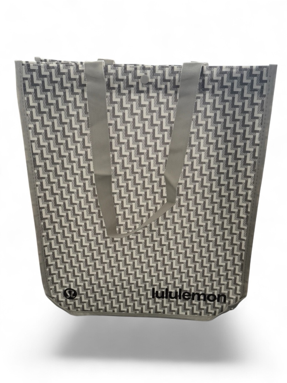 Lululemon reusable Tote Bag in Light and Dark Gray